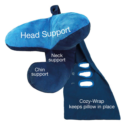 J-pillow Travel Pillow (Blue)